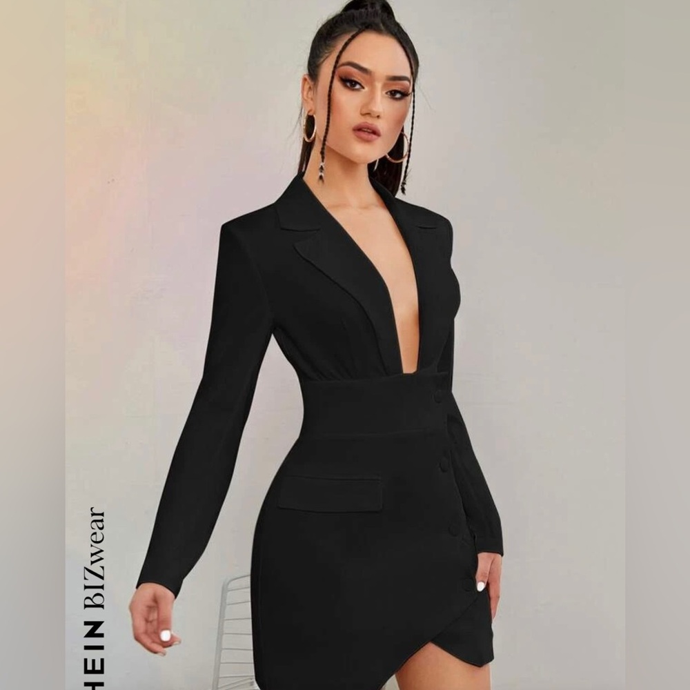 SHEIN Jacket Dress 🕋🔌♠️